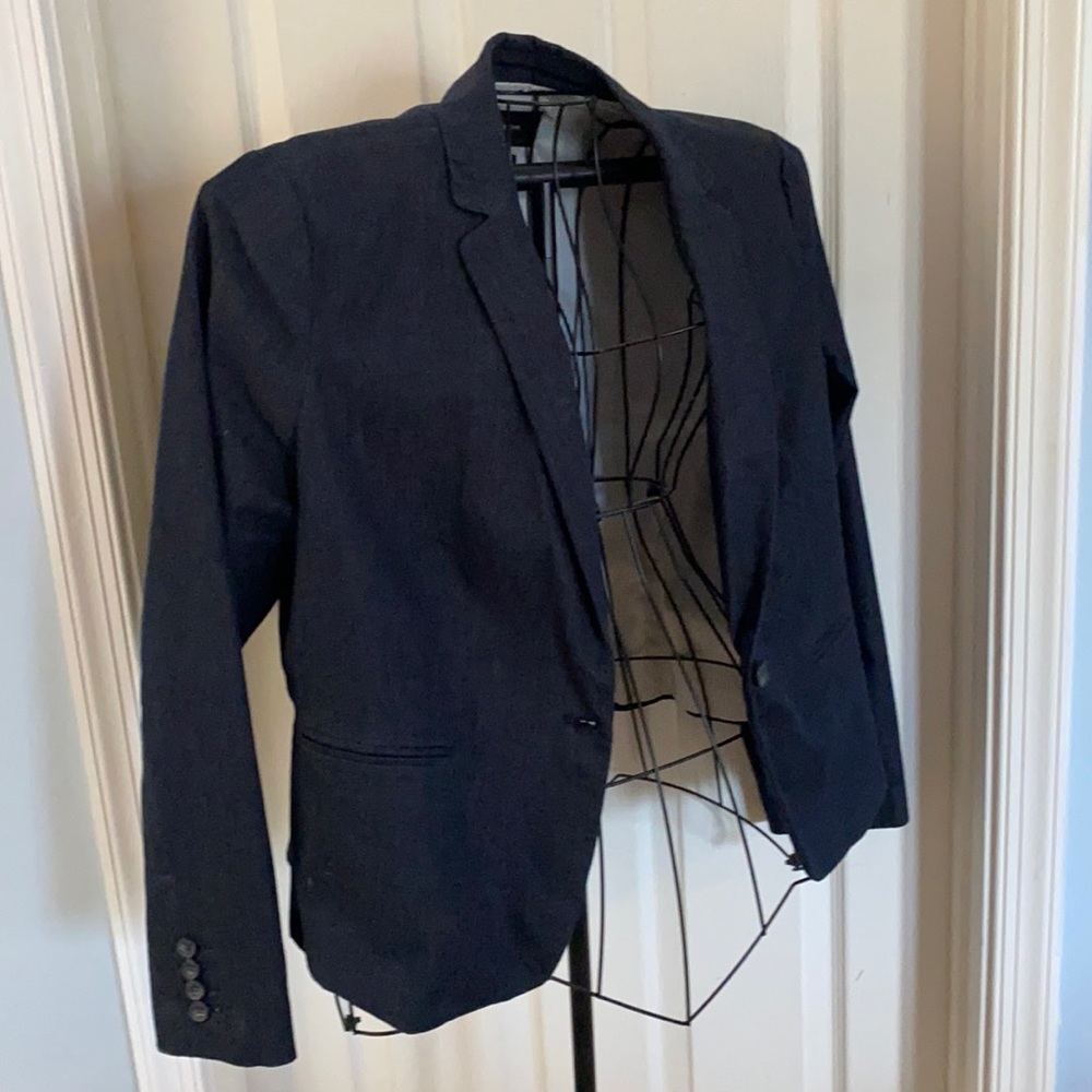 Ann Taylor denim casual blazer